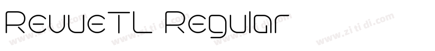 RevueTL Regular字体转换 RevueTL Regular字体转换